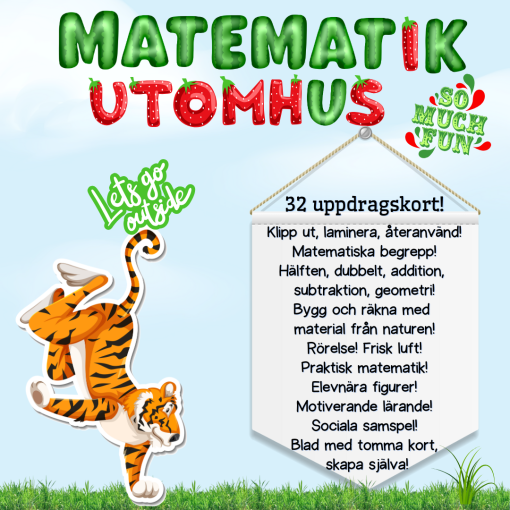 Matematik utomhus är kul!