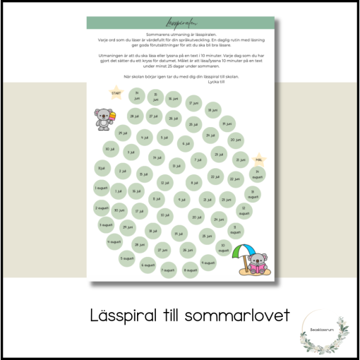 Läsutmaning - sommarlov