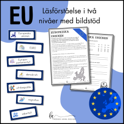 EU - Läsförtåelse i två nivåer + bildstöd