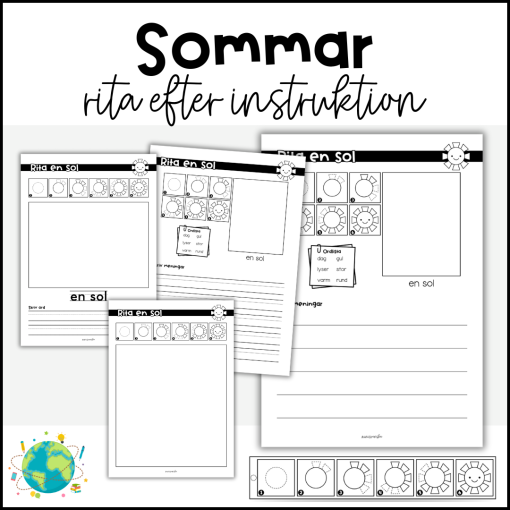 Sommar - Rita efter instruktion