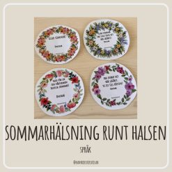 Sommarhälsning runt halsen