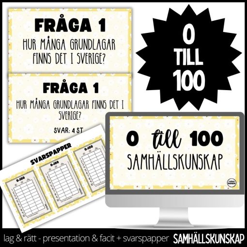 0-100 - lag & rätt - samhällskunskap