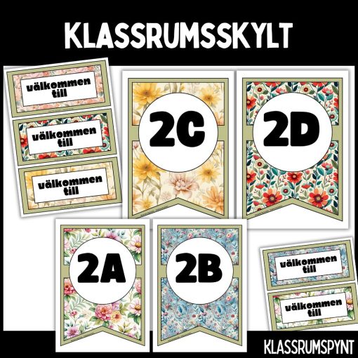 Klassrumsskylt - ÅK 2