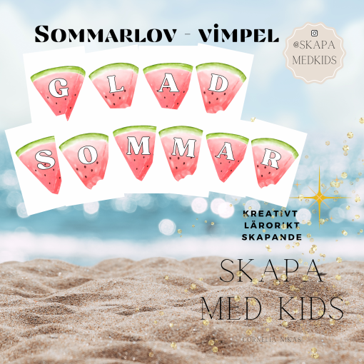 Sommarvimpel - melon