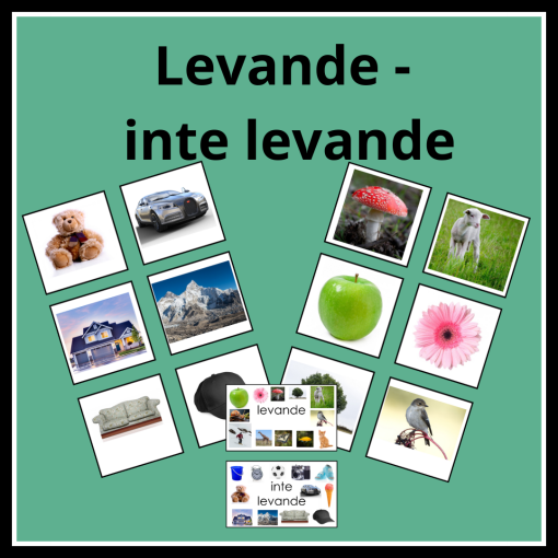 Sortera levande och inte levande
