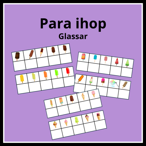 Para ihop glassar