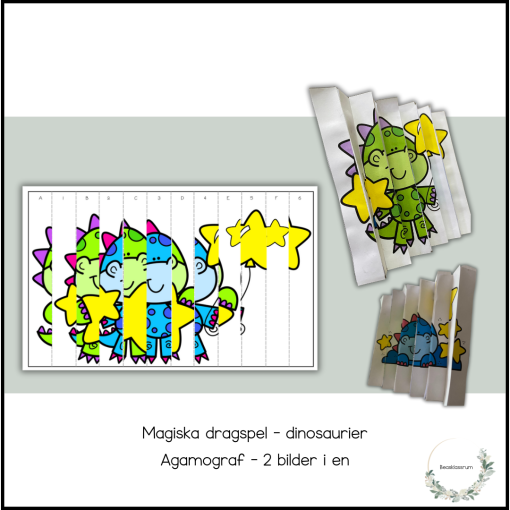 Magiska dragspel - dinosaurier