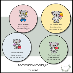 Sommarlovsmedaljer - koala