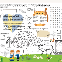Sveriges Nationaldag Arbetsblad