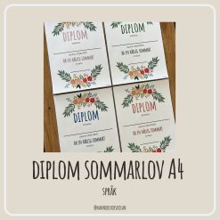 Diplom sommarlov A4
