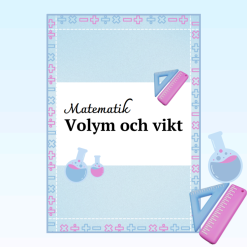 Matematik Vikt och volym (hör vi ihop/memory)