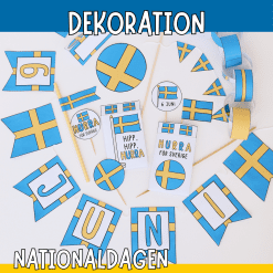 Sveriges nationaldag - dekorationer