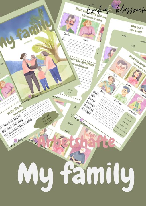 Arbetshäfte - My family