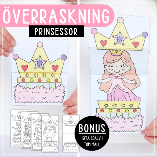 Öppningsbara pyssel- prinsessor