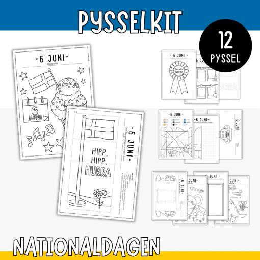 Nationaldagen - pyssel för barn