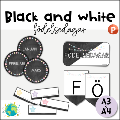 Black and white - Födelsedagar