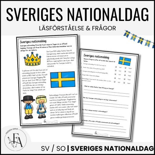 Sveriges nationaldag | Läsförståelse