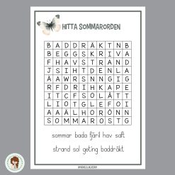 Ordgömma - Sommarord