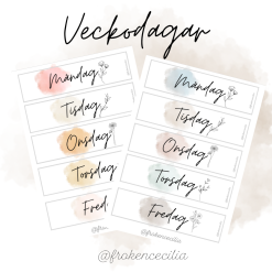 Veckodagar