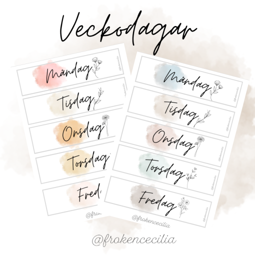 Veckodagar