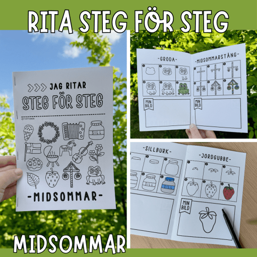 Rita steg för steg-bok: midsommar