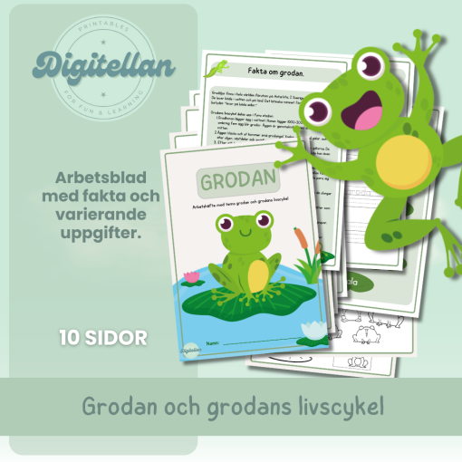 Arbetshäfte om grodans livscykel