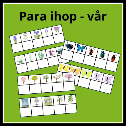 Para ihop våren