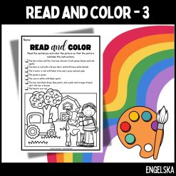Read and color - medel - 3