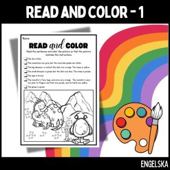 Read and color - medel - 1