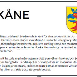 Läskort- Sveriges lanskap