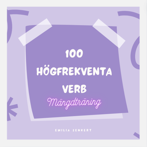 100 vanligaste verben - mängdträning