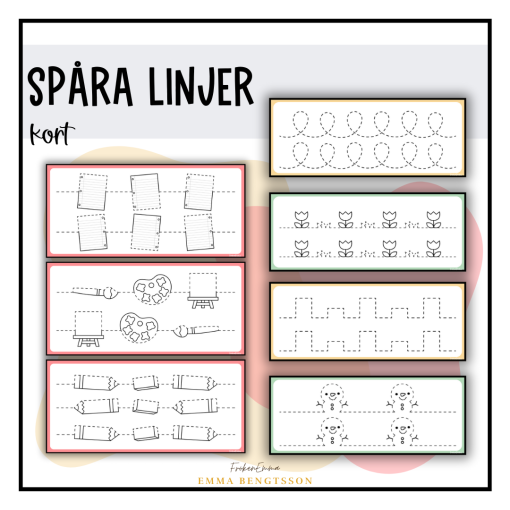 Spåra linjer: kort