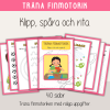 Spåra, klipp och rita - Träna finmotoriken