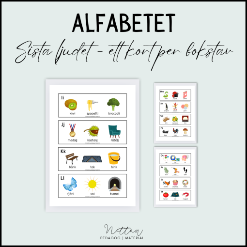 Alfabetet - sista ljudet