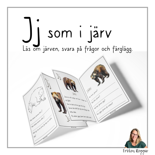 Lär om bokstäver och djur – J