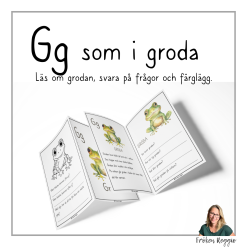 Lär om bokstäver och djur – G