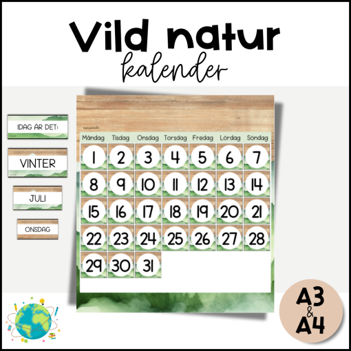 Vild natur - Väggkalender