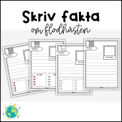 Skriv fakta om flodhästen