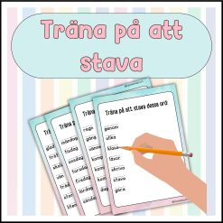 Träna på att stava