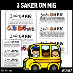 3 saker om mig