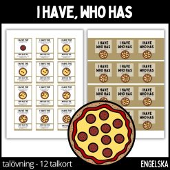 I have, who has domino - pizza
