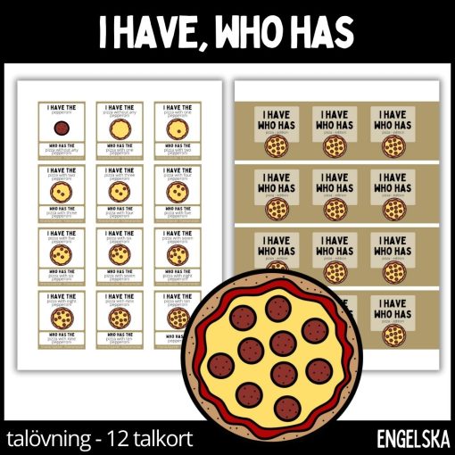 I have, who has domino - pizza