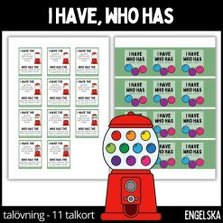 I have, who has domino - gummball