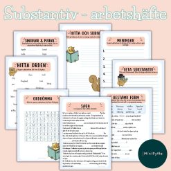 Substantiv - arbetshäfte