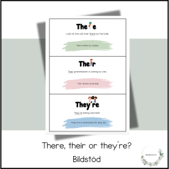 Bildstöd - there, their or they´re