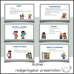 Rutiner - redigeringsbar presentation