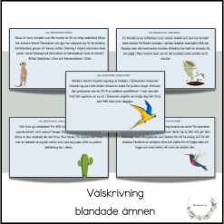 Välskrivning - blandat