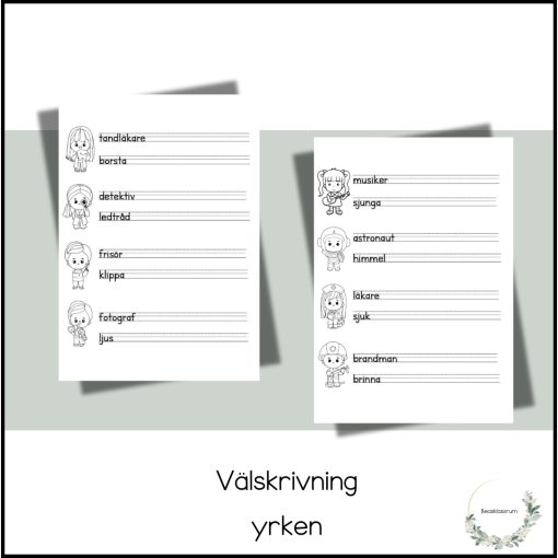 Välskrivning - yrken
