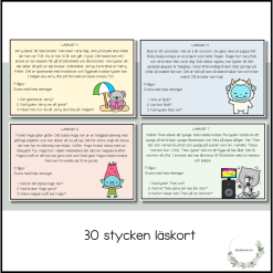 Läskort - 30 stycken