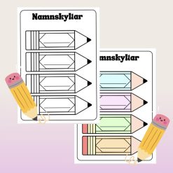 Namnskylt- Penna